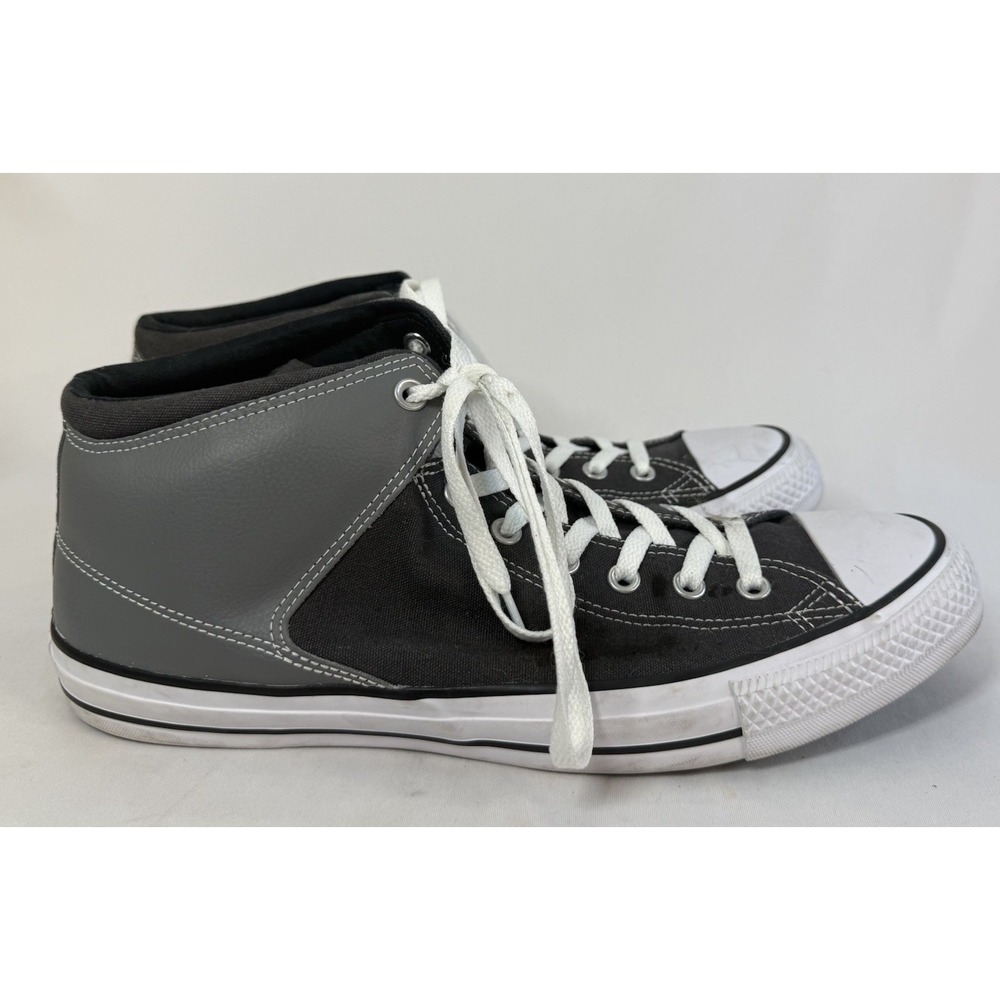 Converse All Star Chuck Taylor Street Grey Mens 13 Mid Casual Skate Basketball